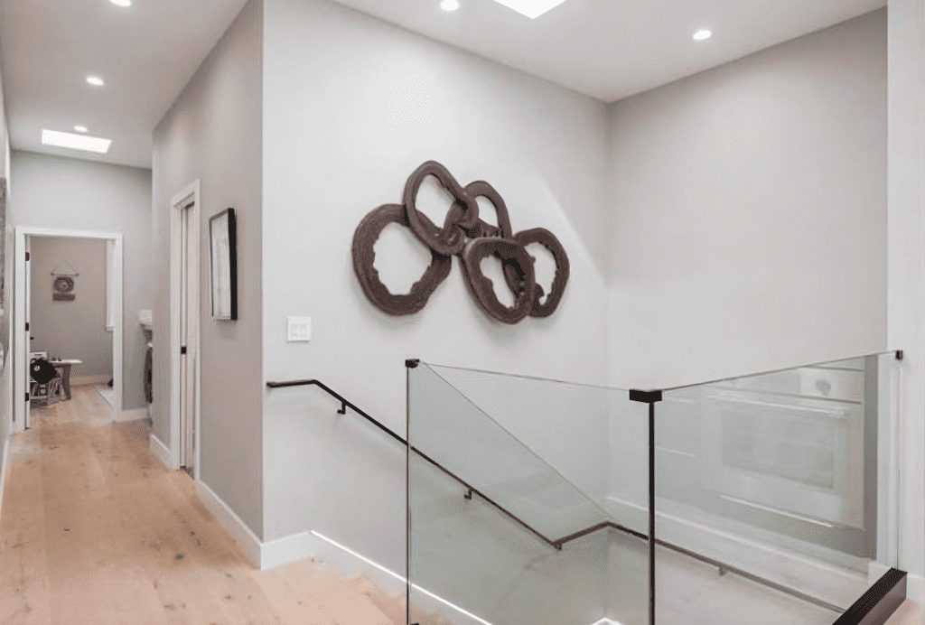 Modern hallway Saratoga by California Bay Builders& Remodeling